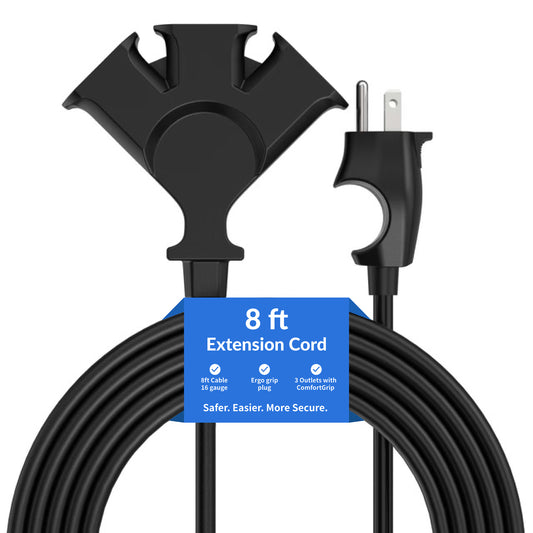 Comfort Grip 3 Outlet Extension Cord