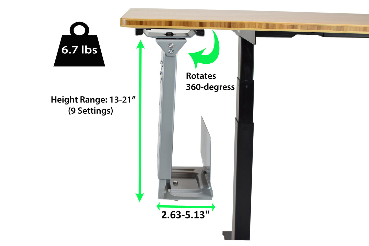 Under-Desk CPU Holder