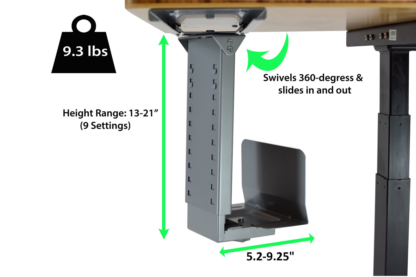 Under-Desk CPU Holder