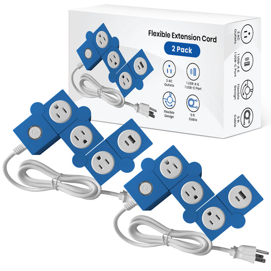 Flexible Power Strip – 2 Pack