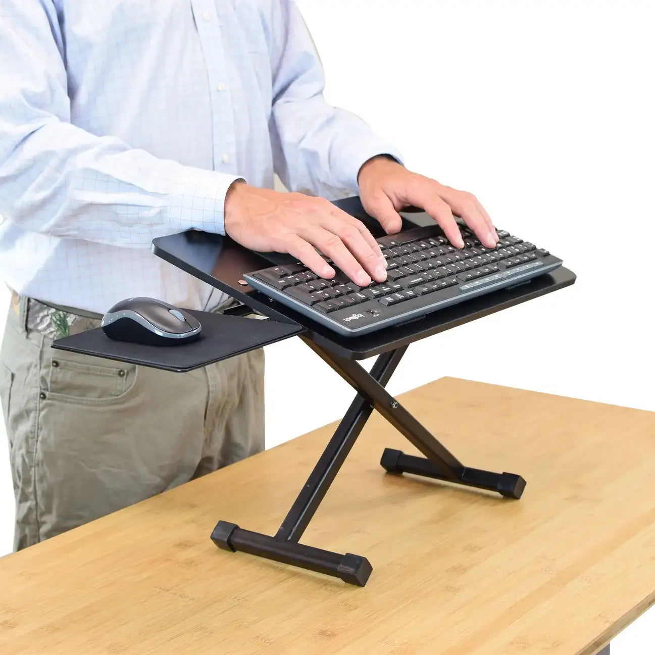 Dedicated mouse pad area for easy navigation.