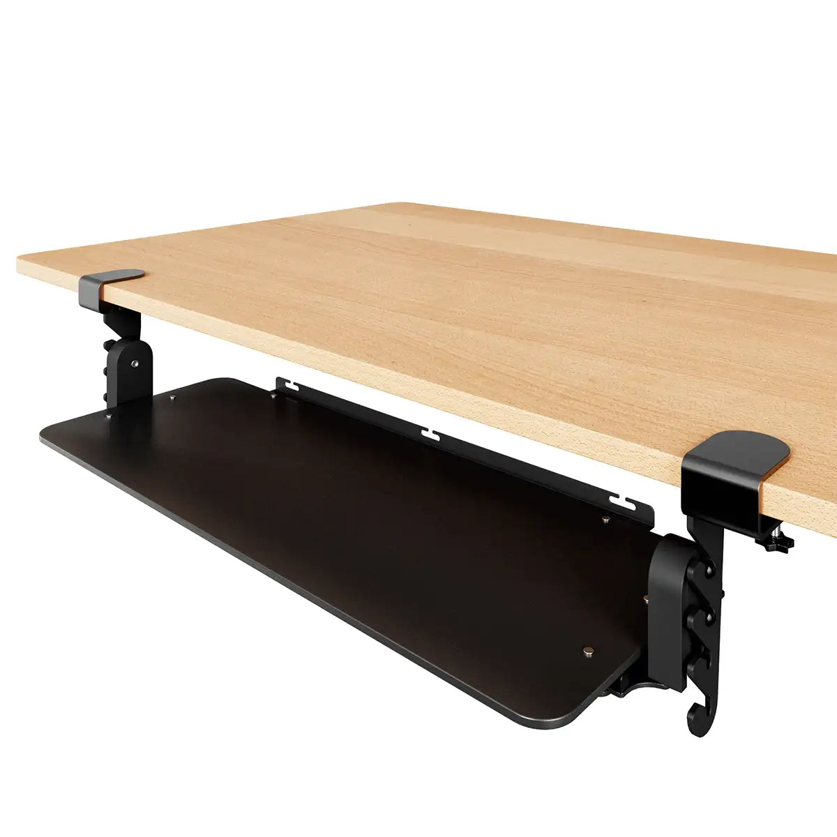 KT4 Clamp On Keyboard Tray - Adjustable Under Desk Slide Out Drawer With Height And Tilt Adjustment