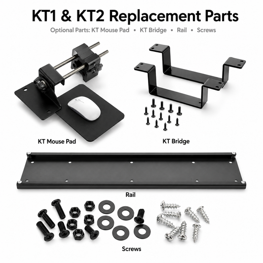 KT1 & KT2 Keyboard Tray Replacement Parts