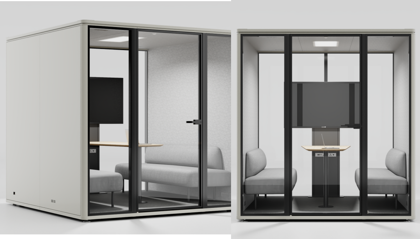 Office Pod – Soundproof Work & Meeting Booths (4 Sizes)
