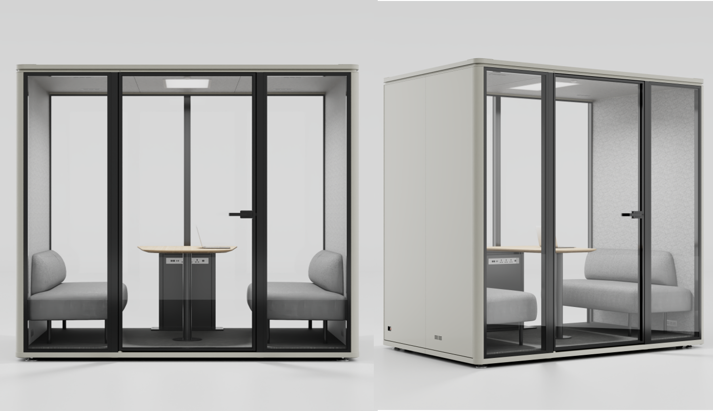 Office Pod – Soundproof Work & Meeting Booths (4 Sizes)
