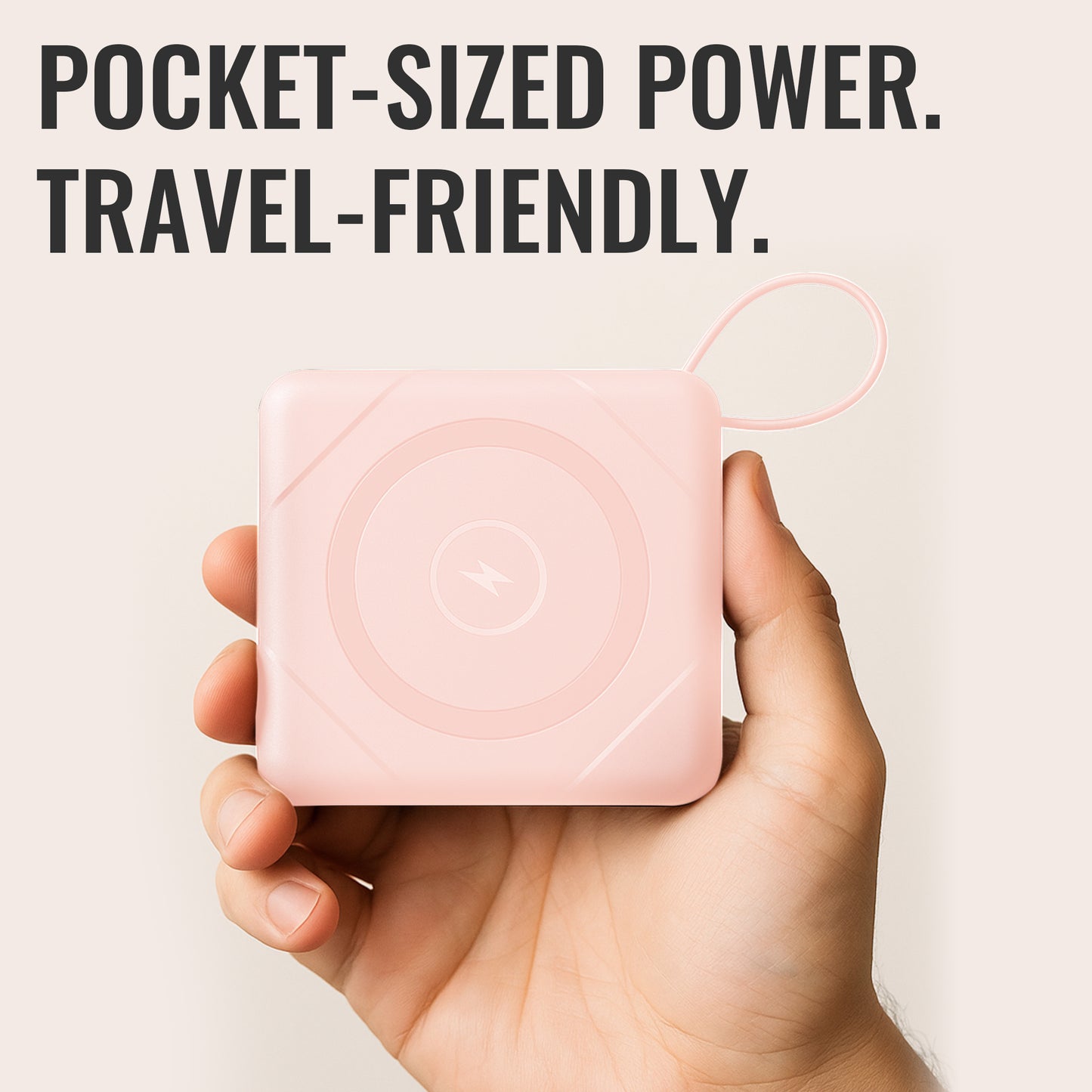 7-in-1 Power Bank | 10,000 mAh ETL Certified, Wireless & Built-In Cables