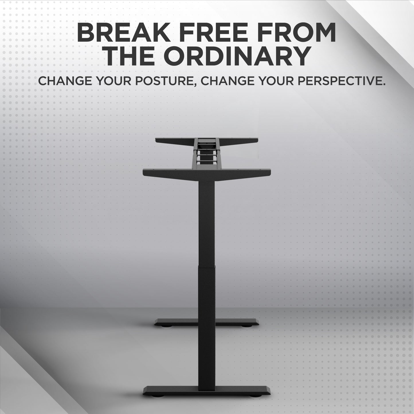 Single Motor Electric Standing Desk