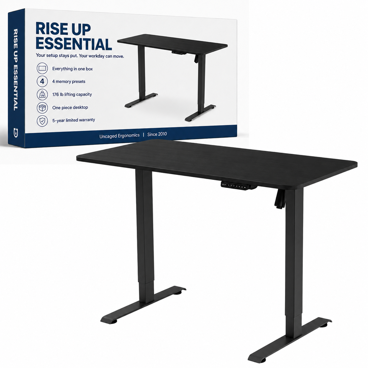 Rise Up Essential Electric Standing Desk