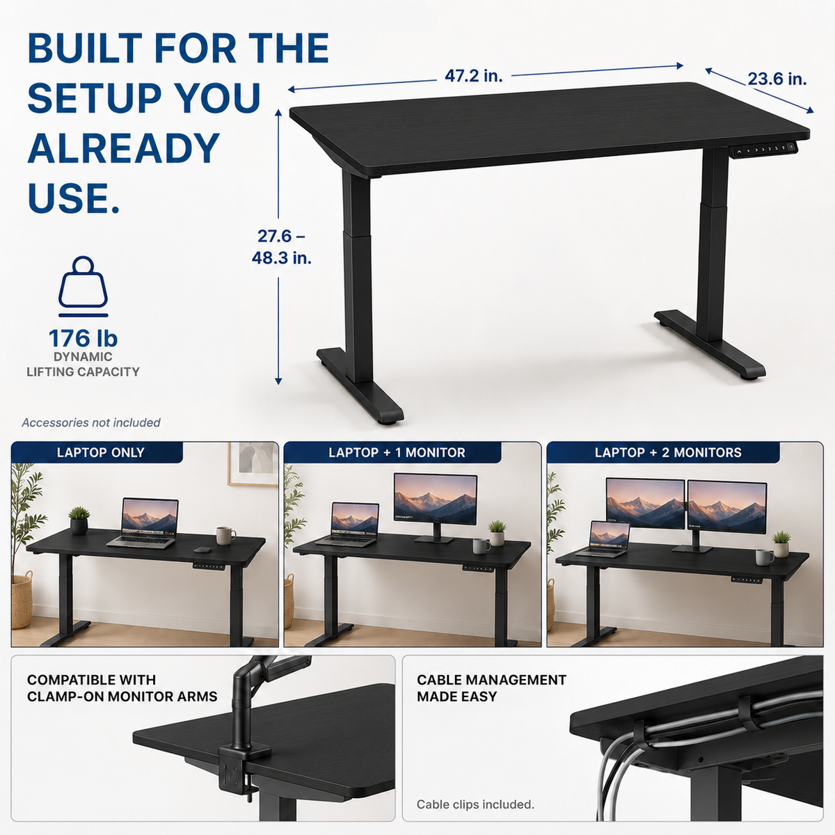 Rise Up Essential Electric Standing Desk