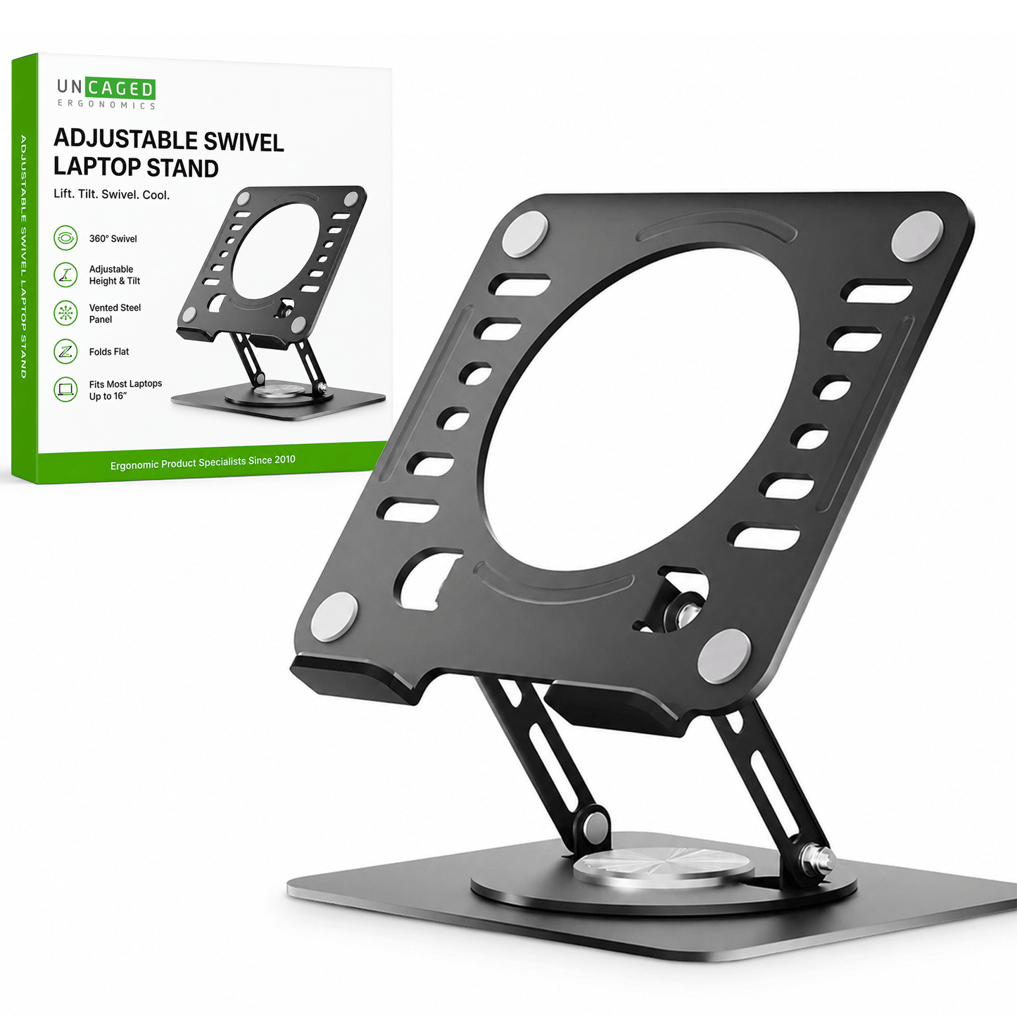 Adjustable Swivel Laptop Stand