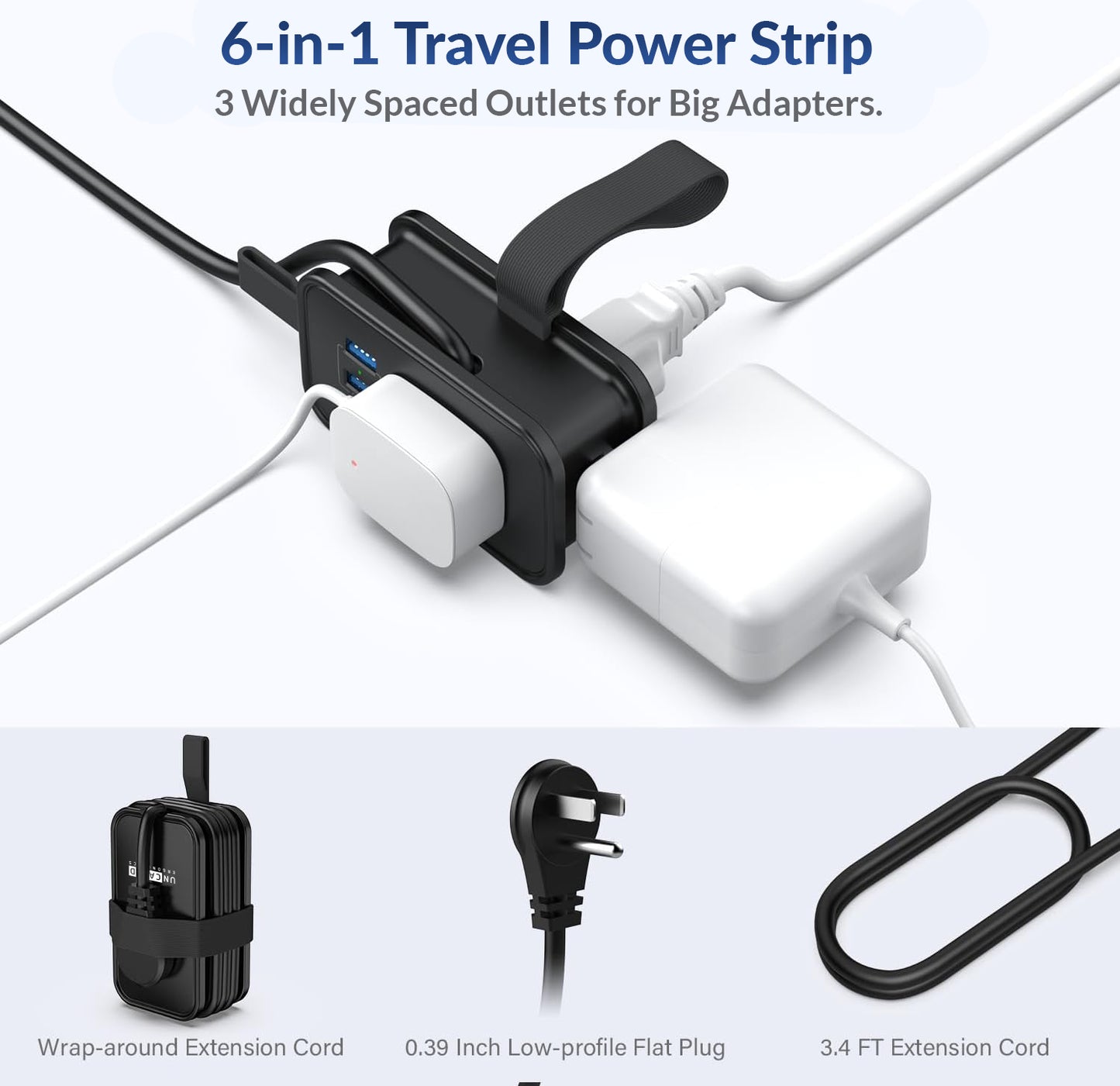 6-in-1 Power Hub – Charge More, Carry Less!