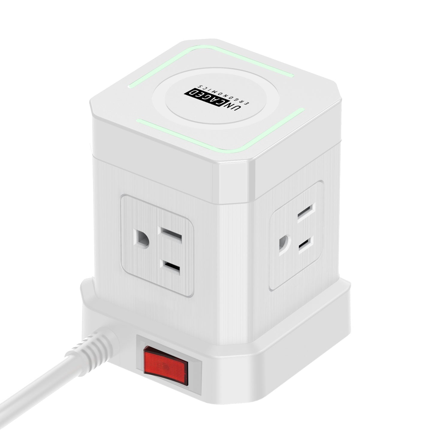 Power up or shut down with a single switch.