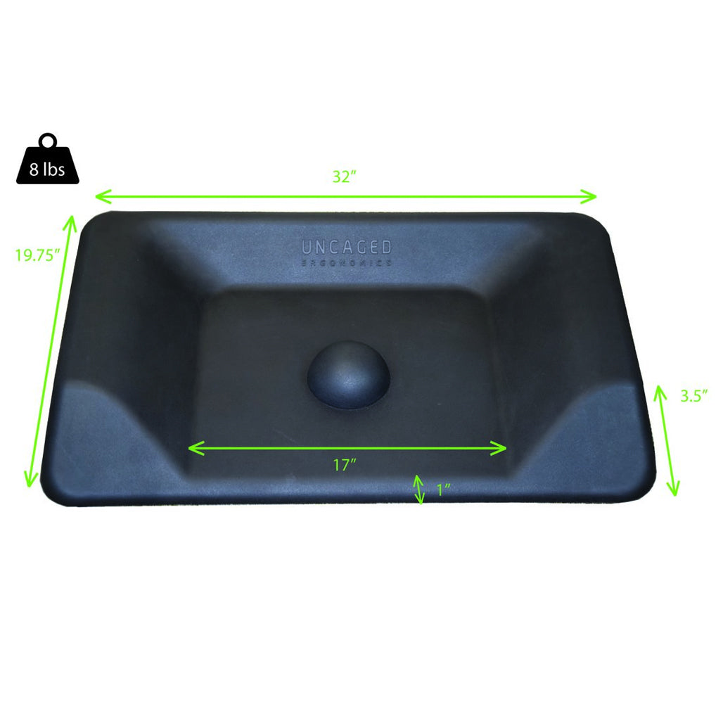 Not Flat standing mat large anti fatigue mat for standing desk ergonomic standing desk mat