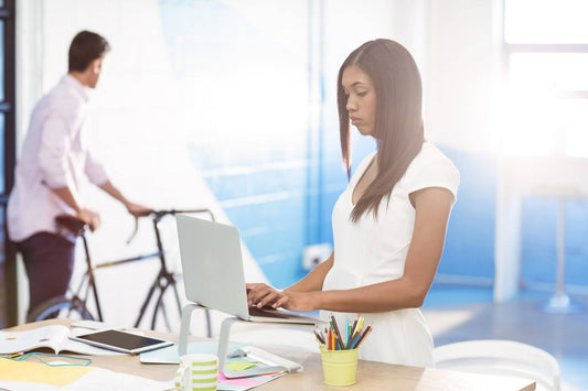 Use an Adjustable Laptop Stand to Make Using a Laptop More Comfortable