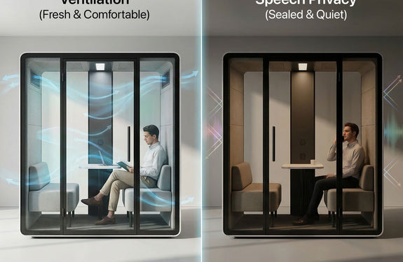 Office Pod Ventilation vs Sound Isolation: What Buyers Need to Know
