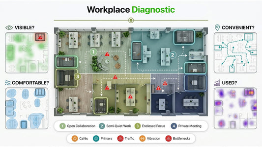 Privacy Zoning in Open Offices: Where Office Pods Should Go
