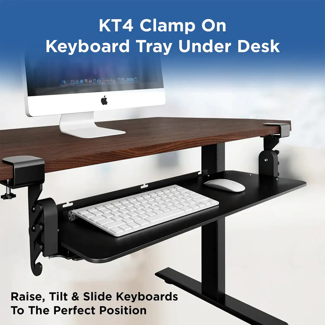 The Best Under-Desk Keyboard Tray for Any Desk: Meet the KT4