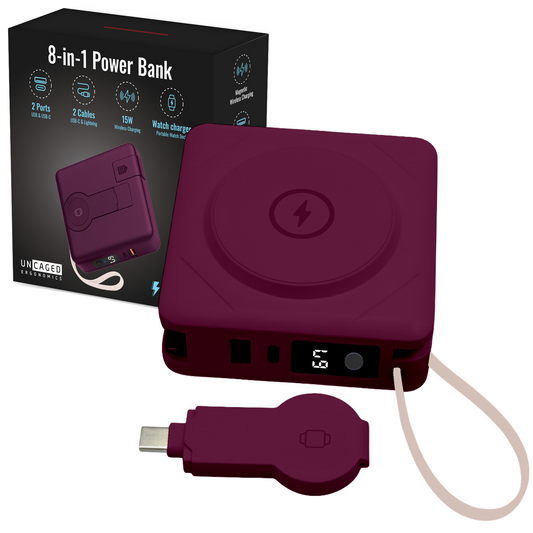 8-in-1 Power Bank Wireless Watch Charger: The Ultimate Travel Charging Solution for Modern Devices