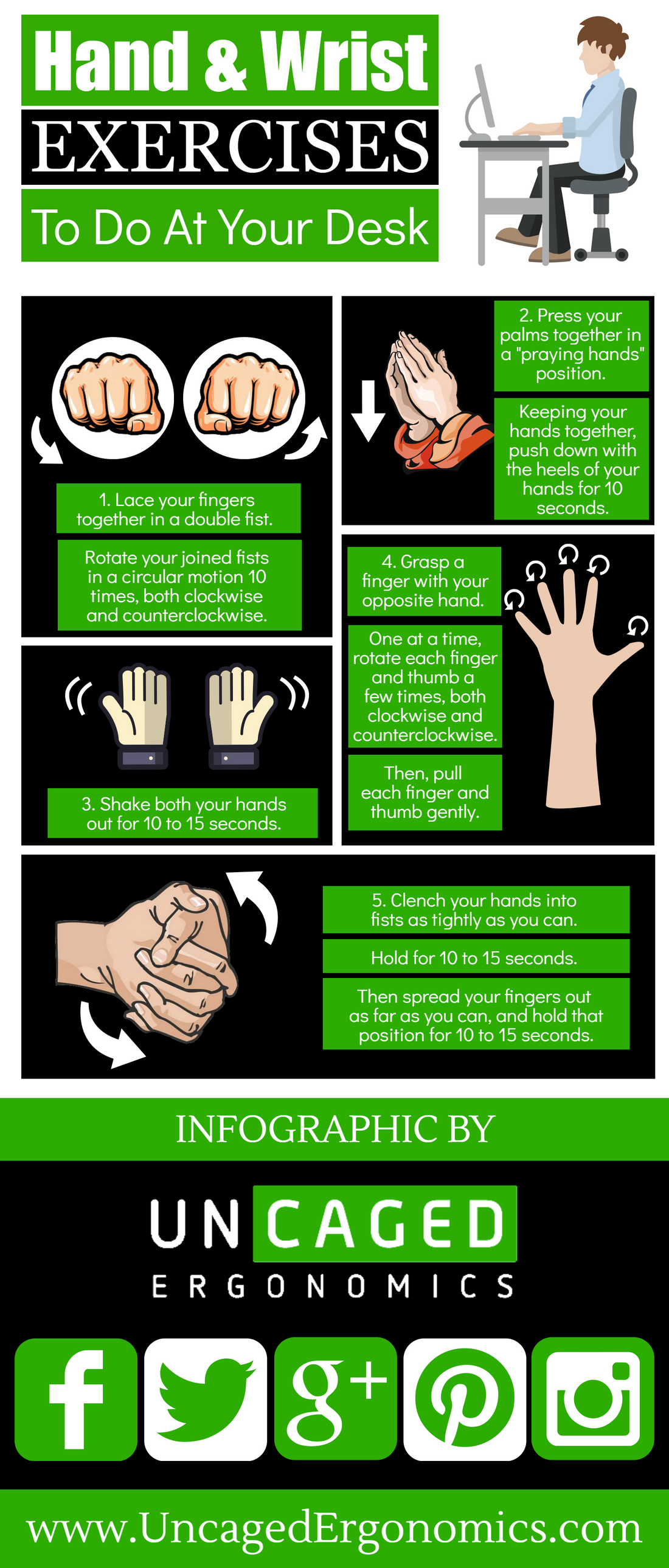 Hand & Wrist Exercises To Do At Your Desk