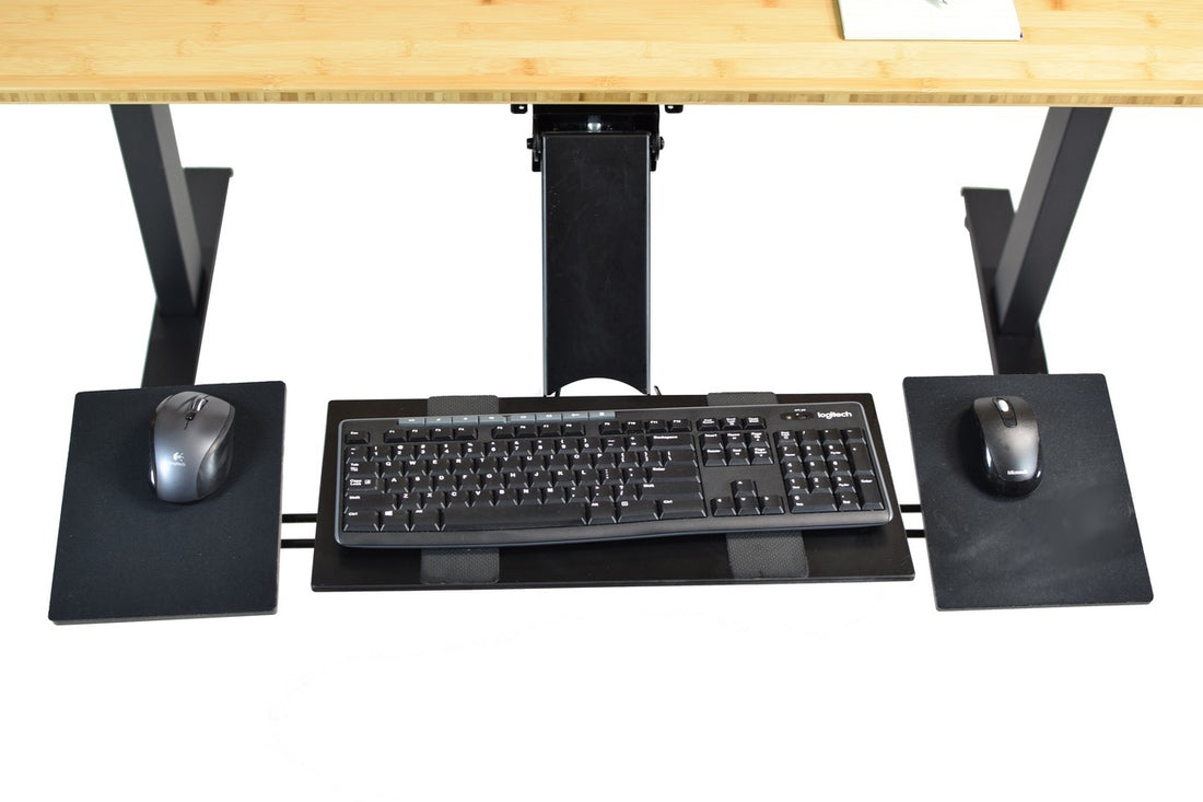 Parts Of An Under-Desk Keyboard Tray