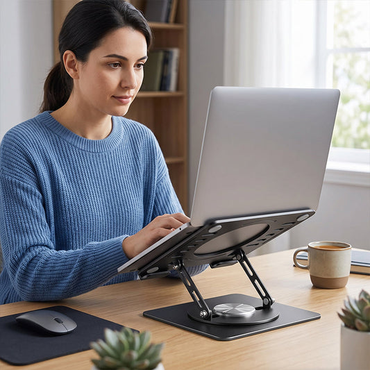 How to Setup Dual Laptops to Avoid Neck Hunching for Remote Project Managers