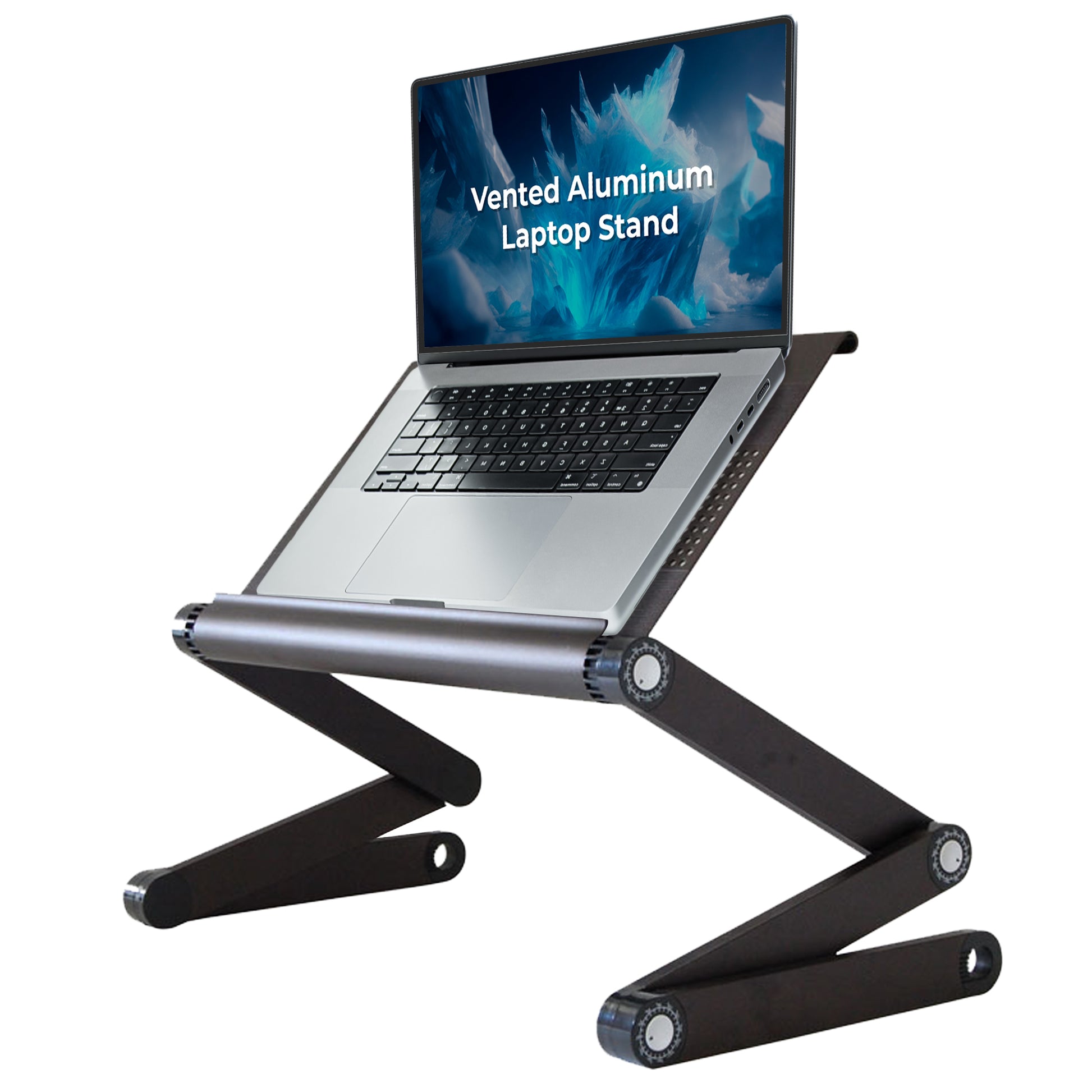 WorkEZ Executive adjustable aluminum laptop stand & ergonomic lap