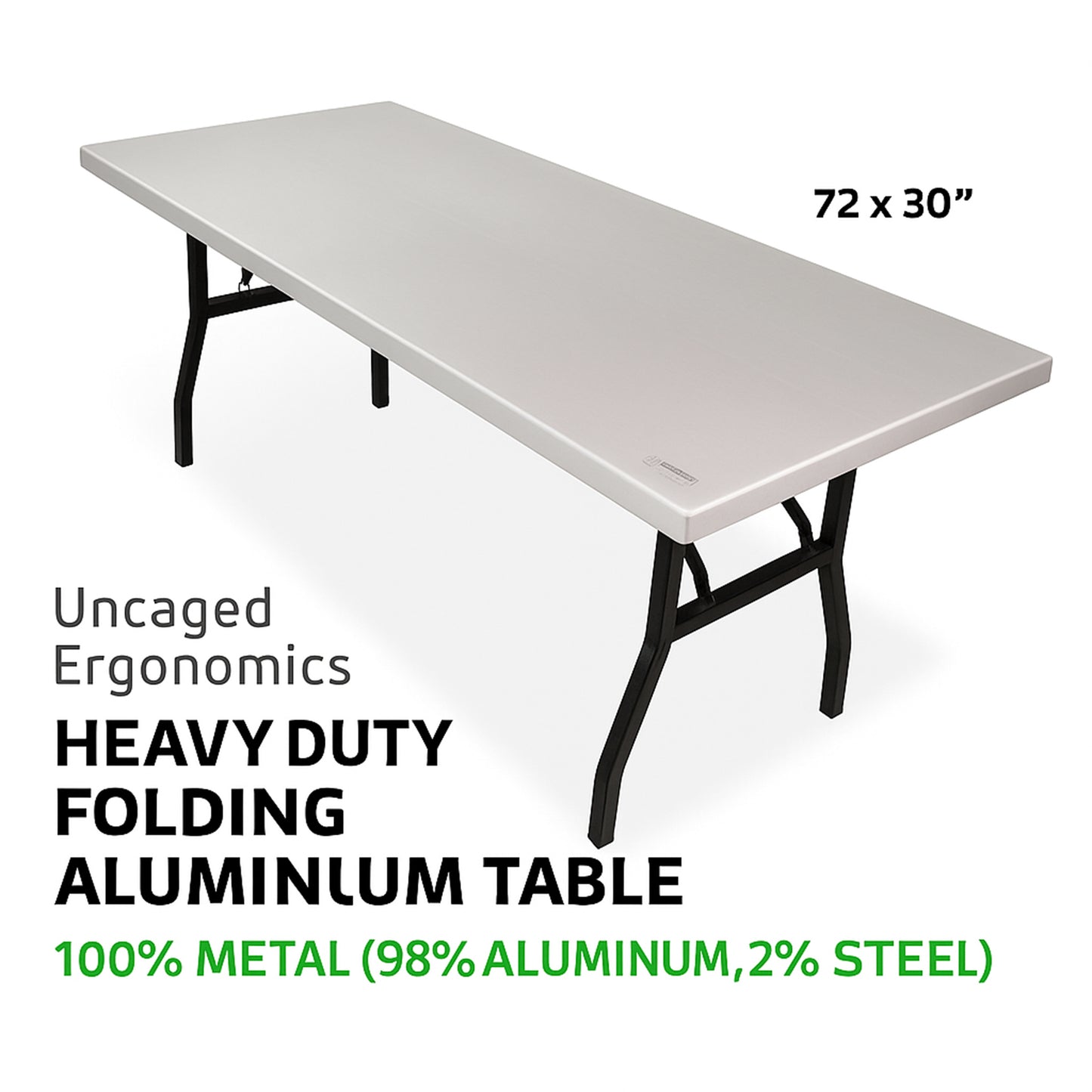 Rectangular Folding Aluminum Table