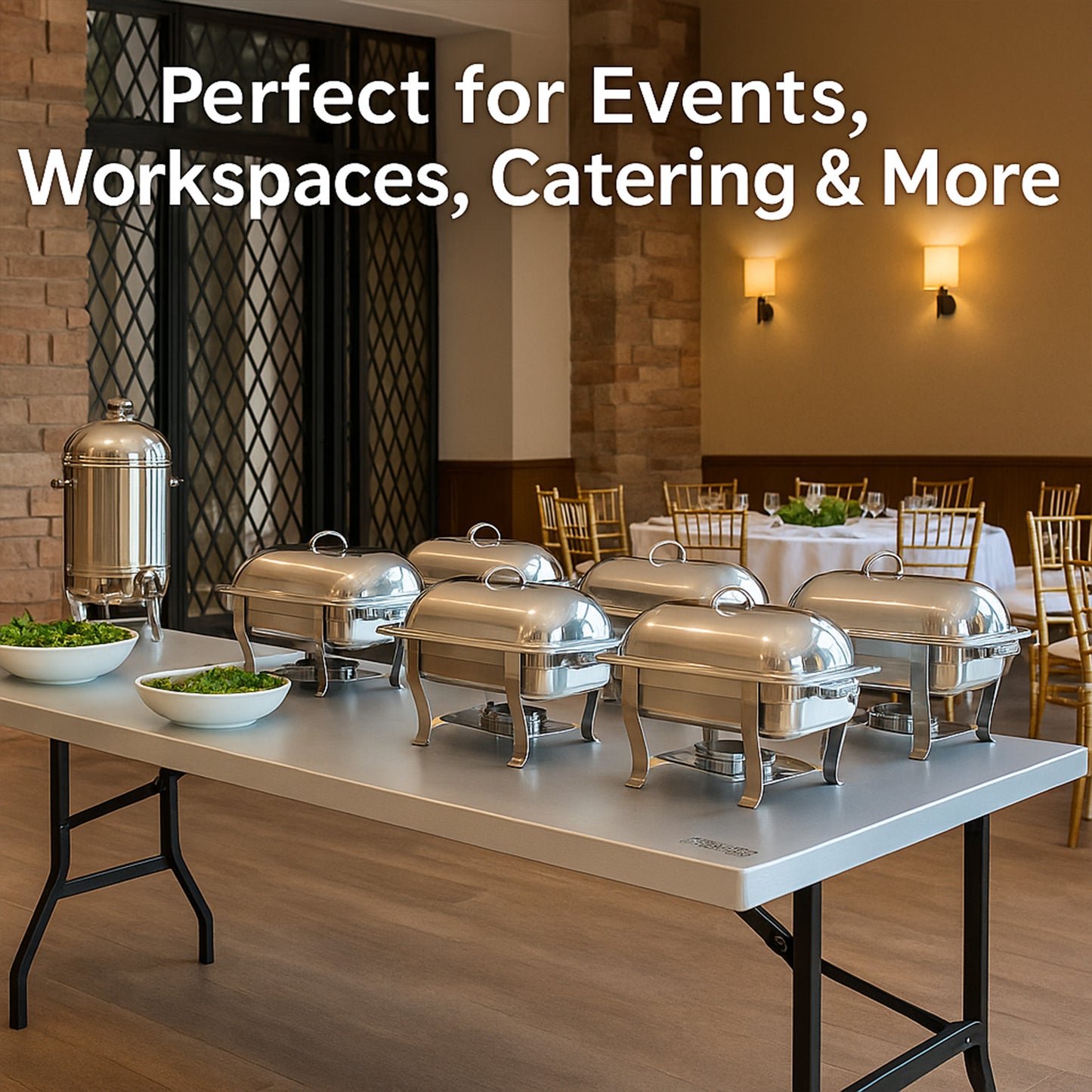 Rectangular Folding Aluminum Table