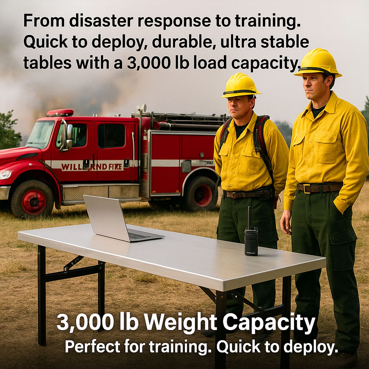 Rectangular Folding Aluminum Table