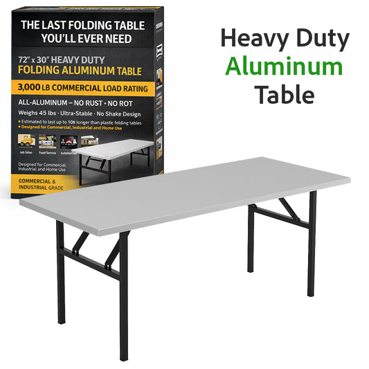 Rectangular Folding Aluminum Table
