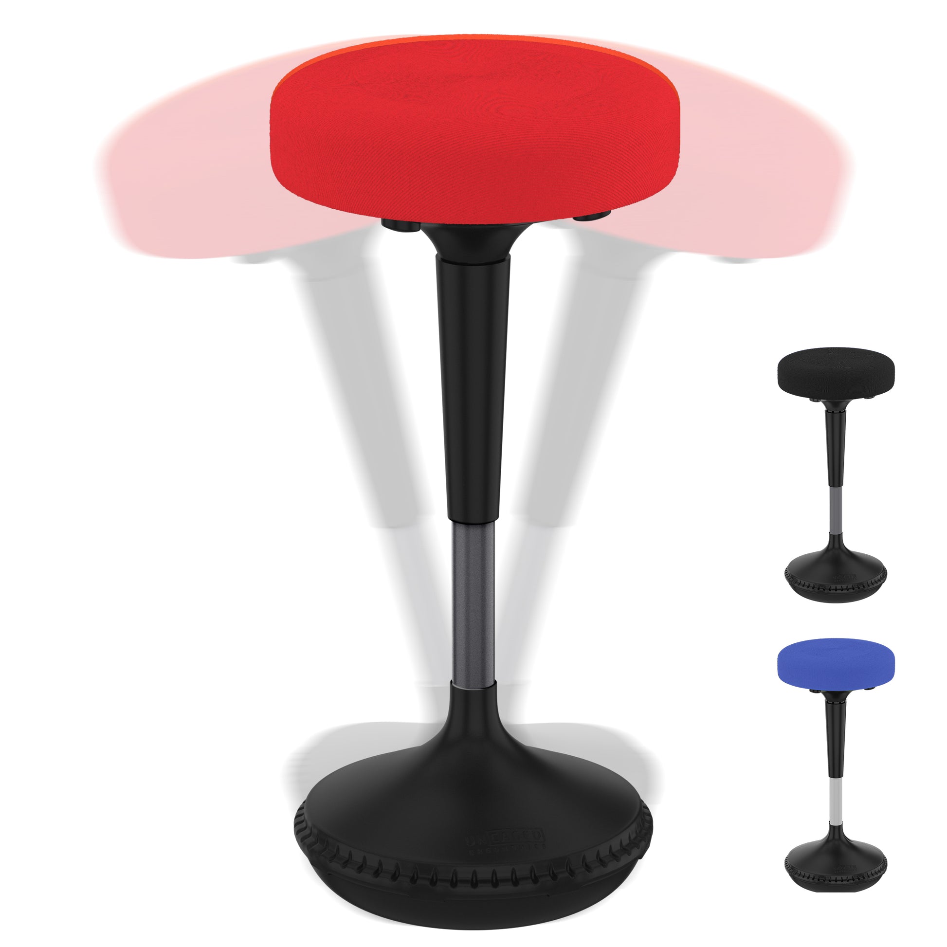 WOBBLE STOOL best standing desk stool tall ergonomic sit stand balance  chair – UncagedErgonomics