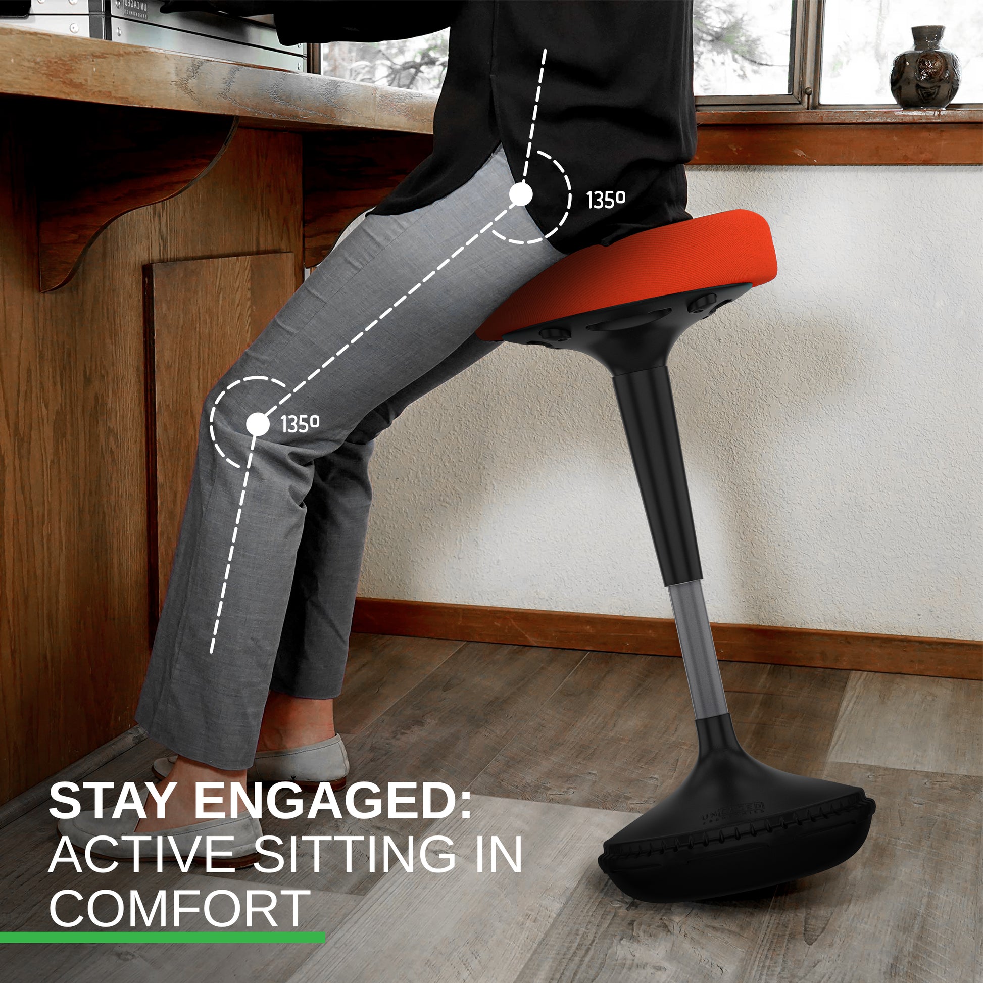 Wobble Stools for Workspace Comfort Standing Desk Stools