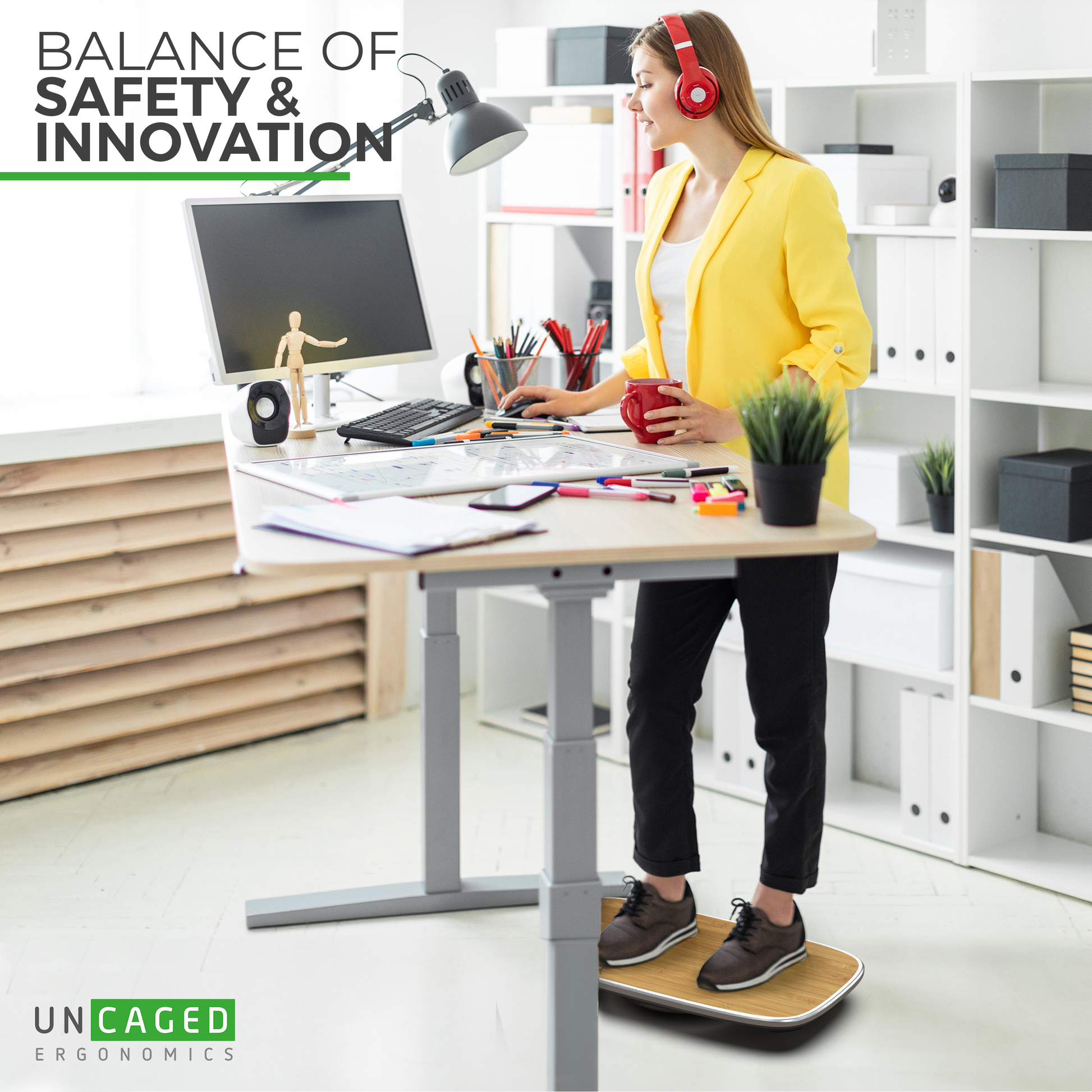 Ergonomic balance discount board