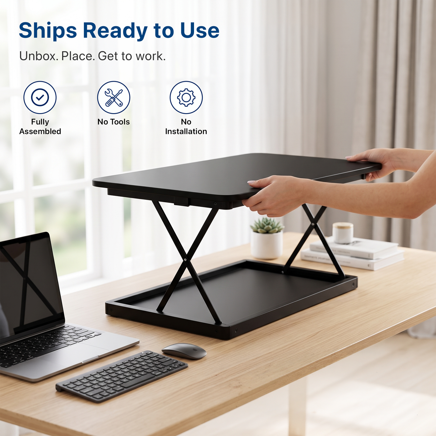 CHANGEdesk Mini Compact Standing Desk Converter