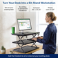 Tall Compact Standing Desk Converter