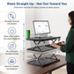 Tall Compact Standing Desk Converter