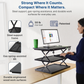 Tall Compact Standing Desk Converter