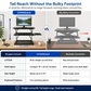 Tall Compact Standing Desk Converter
