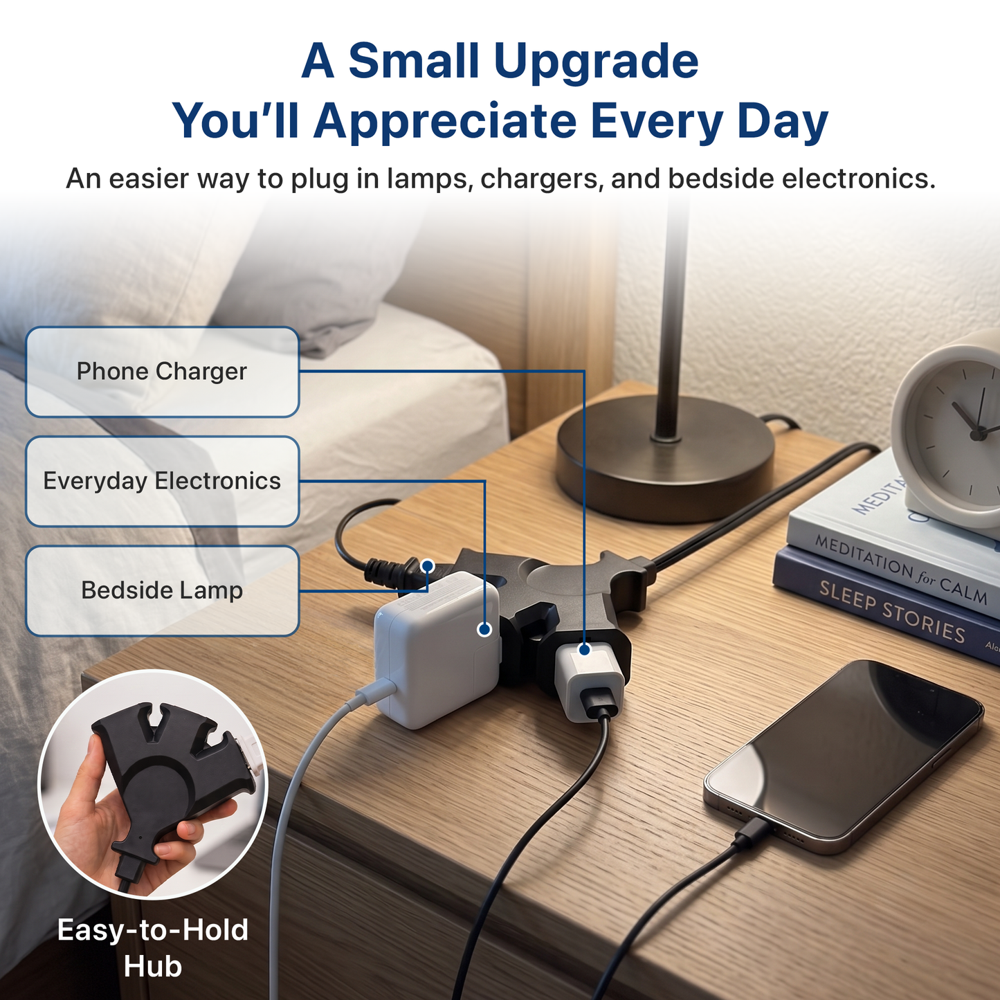 Comfort Grip 3-Outlet Extension Cord