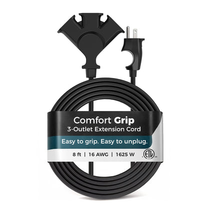 Comfort Grip 3-Outlet Extension Cord