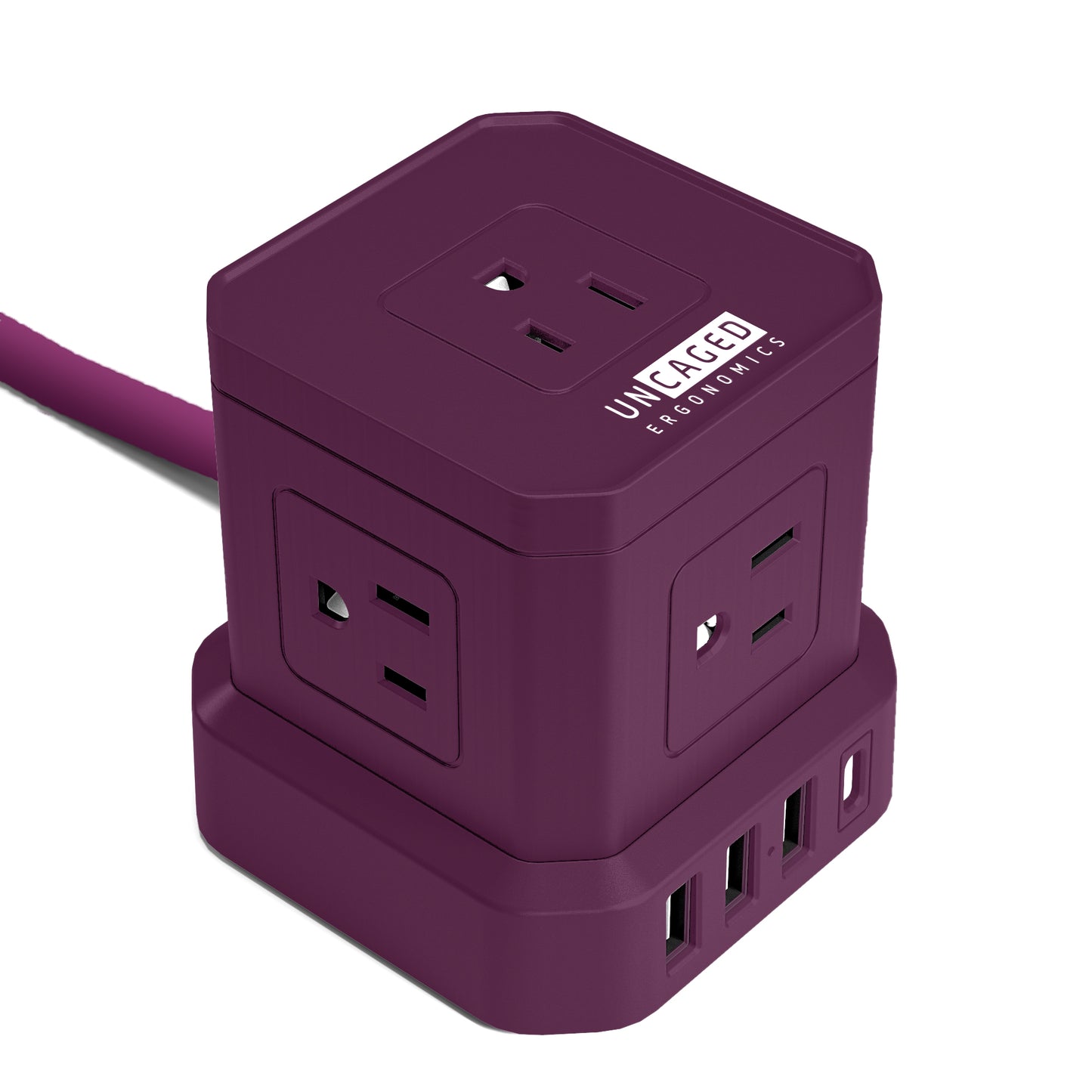 Cube Surge Protector Power Strip with USB Ports