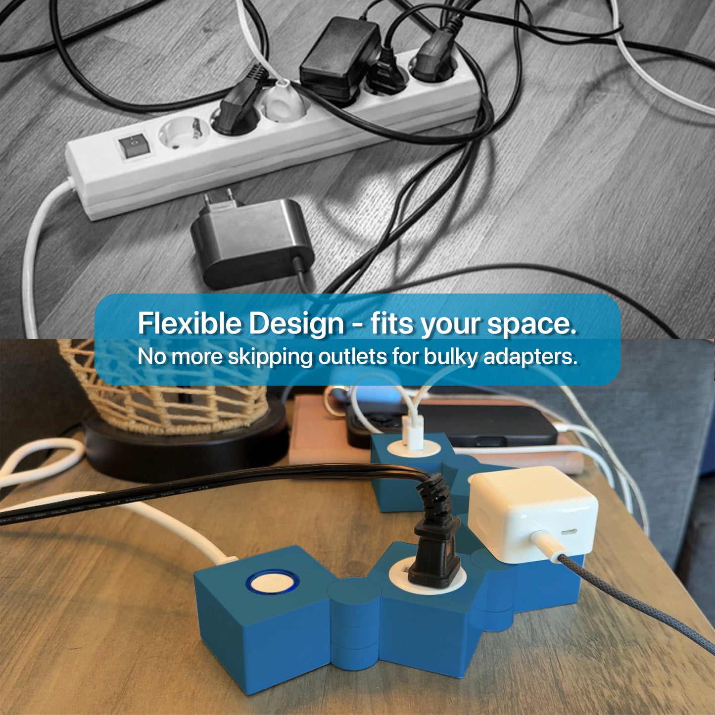 Flexible Power Strip – 2 Pack