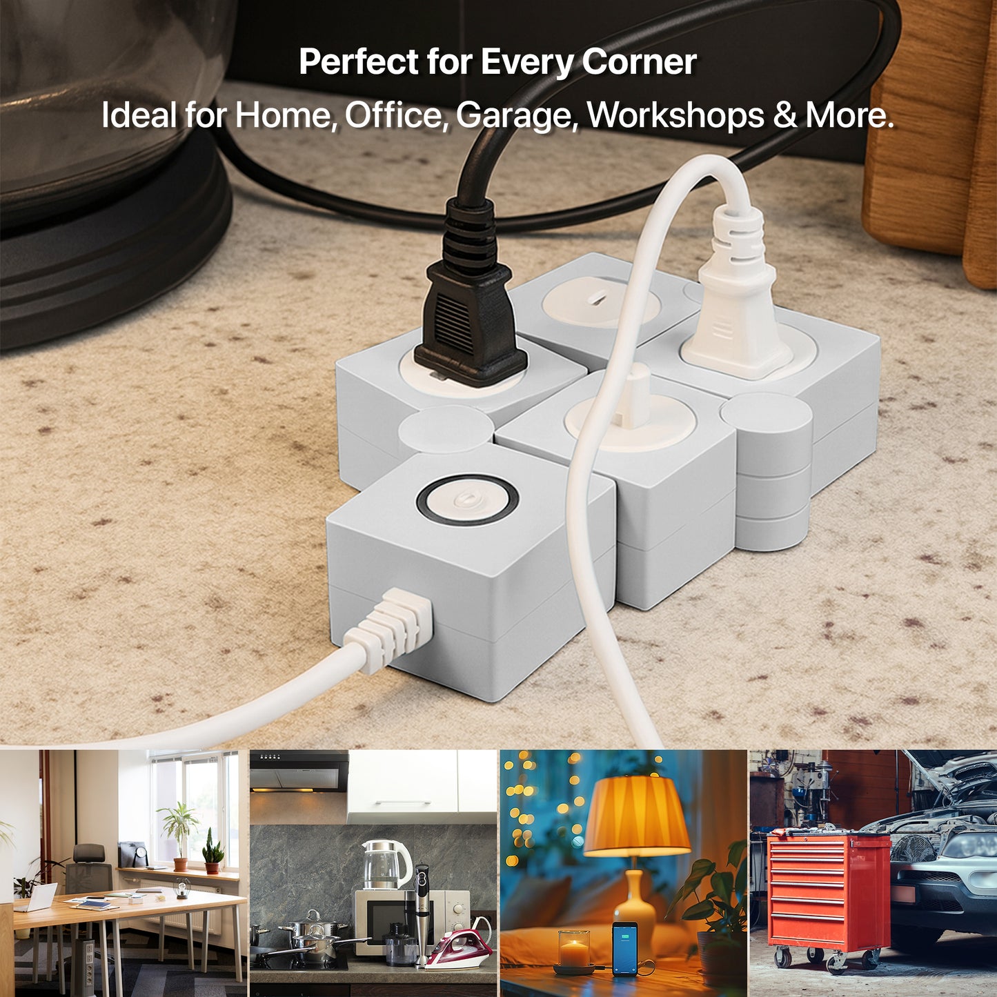 Flexible Power Strip – 2 Pack