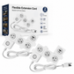 Flexible Extension Cord 2 Pack