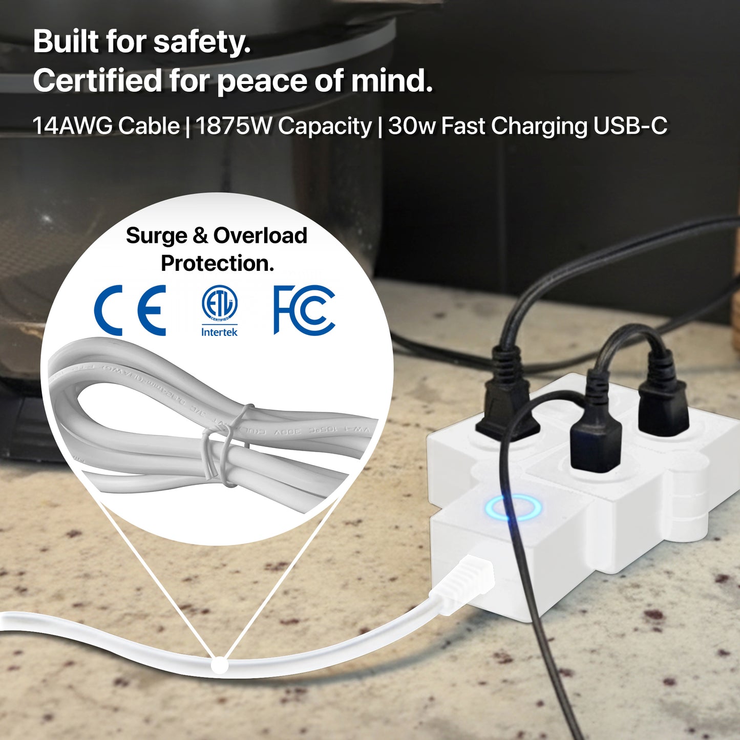 Flexible Power Strip – 2 Pack