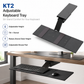 KT2 - Adjustable Standing Desk Keyboard Tray