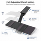 KT2 - Adjustable Standing Desk Keyboard Tray