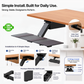 KT2 - Adjustable Standing Desk Keyboard Tray