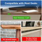 Fits Most Desks – Clamp-on design for universal compatibility.