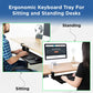 Perfect for Any Position – Adjust for sitting or standing use.